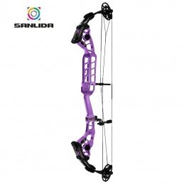 HERACLES ARCHERIE COMPOUND CIBLE SANLIDA HERO 10 II BORDEAUX CLERMONT PURPLE VIOLET