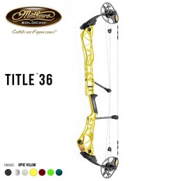 HERACLES ARCHERIE COMPOUND 2024 MATHEWS TITLE 36 BORDEAUX MENETROL JAUNE YELLOW