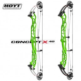 HERACLES ARCHERIE FRANCE COMPOUND CIBLE HOYT CONCEPT X 40 x40 2024 BORDEAUX VERT TWISTED GREEN