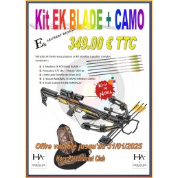 KIT DE NOEL 2024 ARBALETE COMPOUND EK POELANG BLADE + PLUS CAMO HOUSSE MAXIMAL SCORPIO