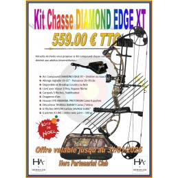 HERACLES ARCHERIE FRANCE KITS NOEL 2024 CHASSE DIAMOND EDGE XT